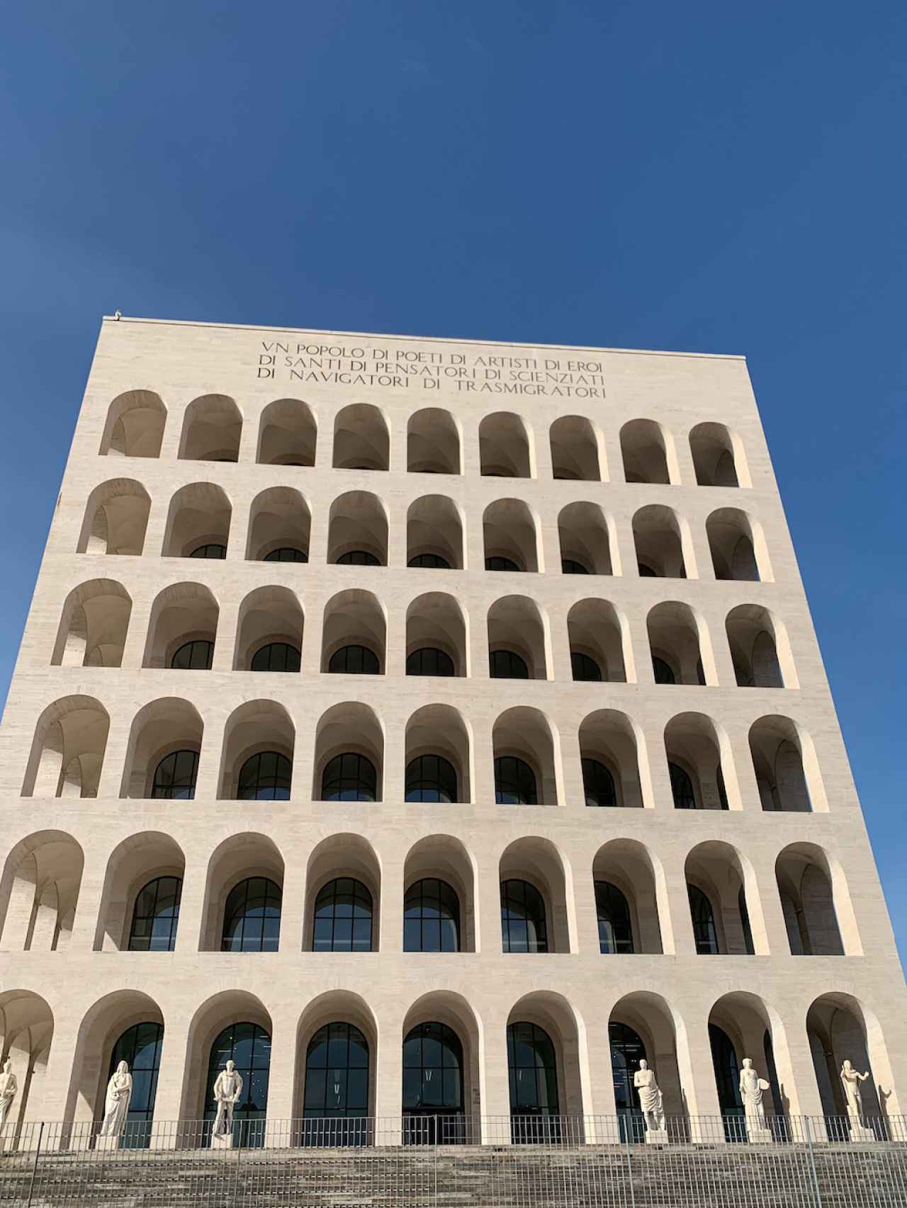 El hoy llamado Coliseo cuadrado de Roma.