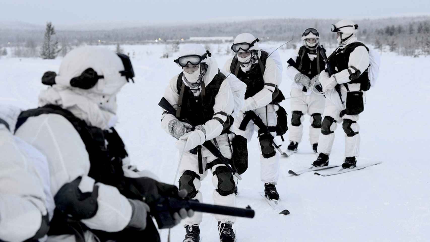 Brigadas árticas rusas.