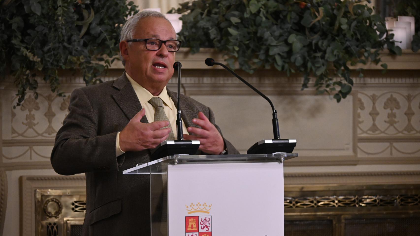 El consejero de Cultura, Gonzalo Santonja