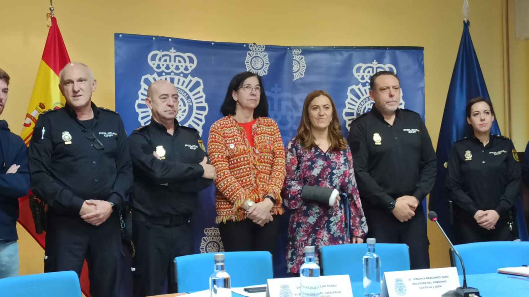 Presentación de la operación contra una organización criminal dedicada a la trata de seres humanos con fines de explotación sexual en Valladolid