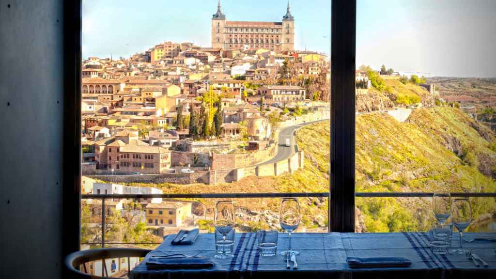 Las vistas que ofrece el restaurante La Ermitaña de Toledo.