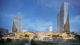 Propuesta de Esteyco, UNStudio y b720 Arquitectura para la nueva estación de Chamartín.
