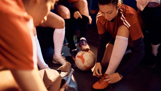 Equipo de fútbol femenino.