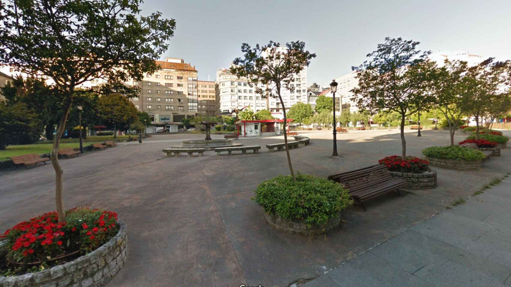 Plaza de Barcelos de Pontevedra.