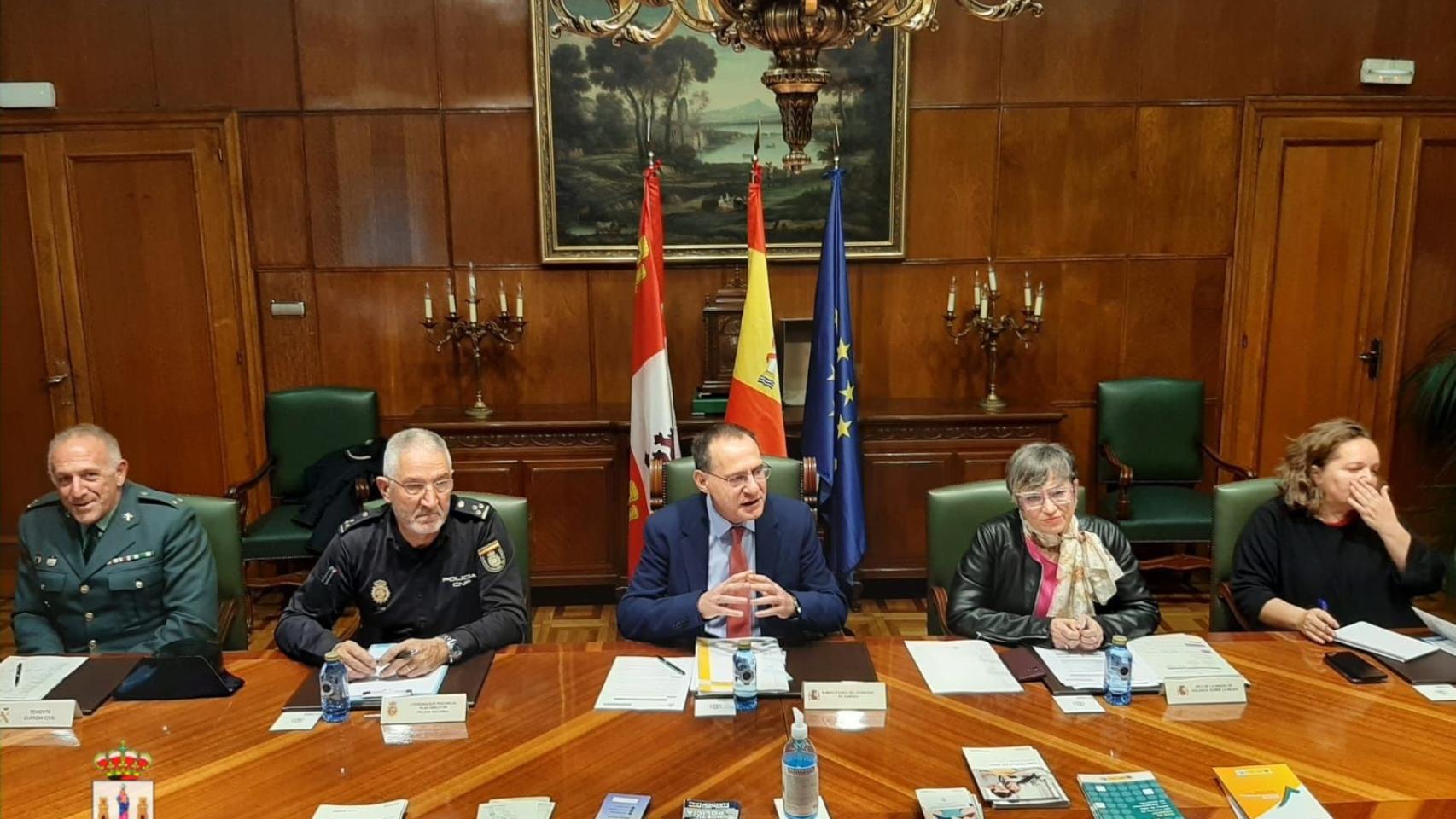 Reunión de coordinación de seguridad en los centros