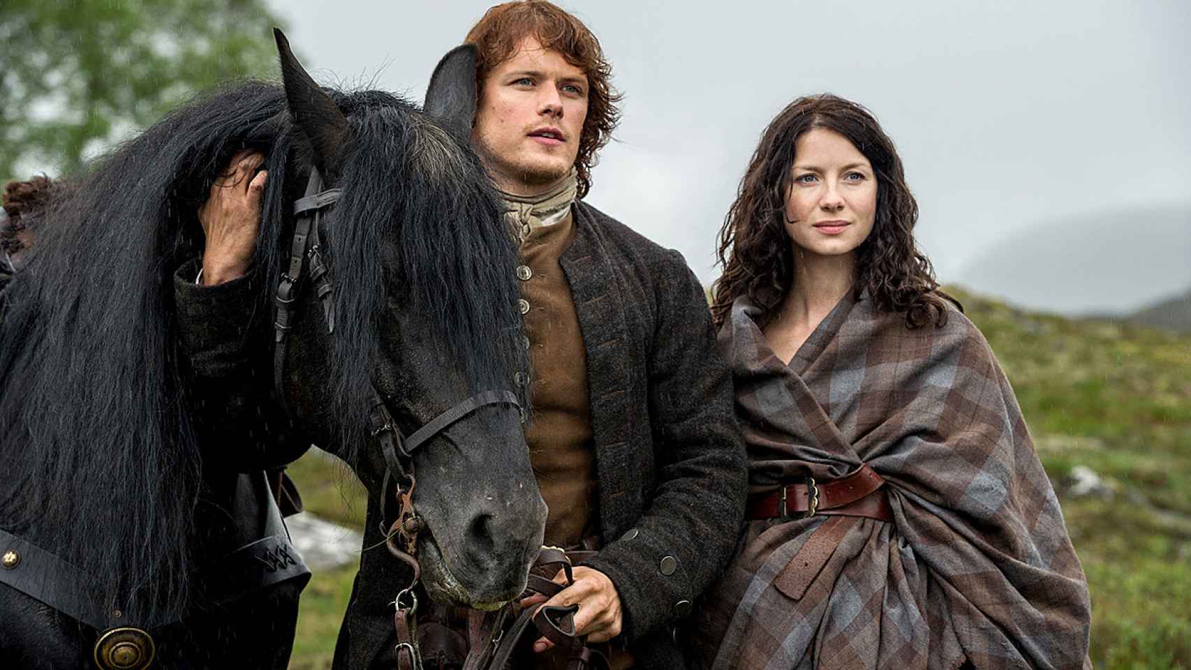 Fotograma de la primera temporada de 'Outlander'.