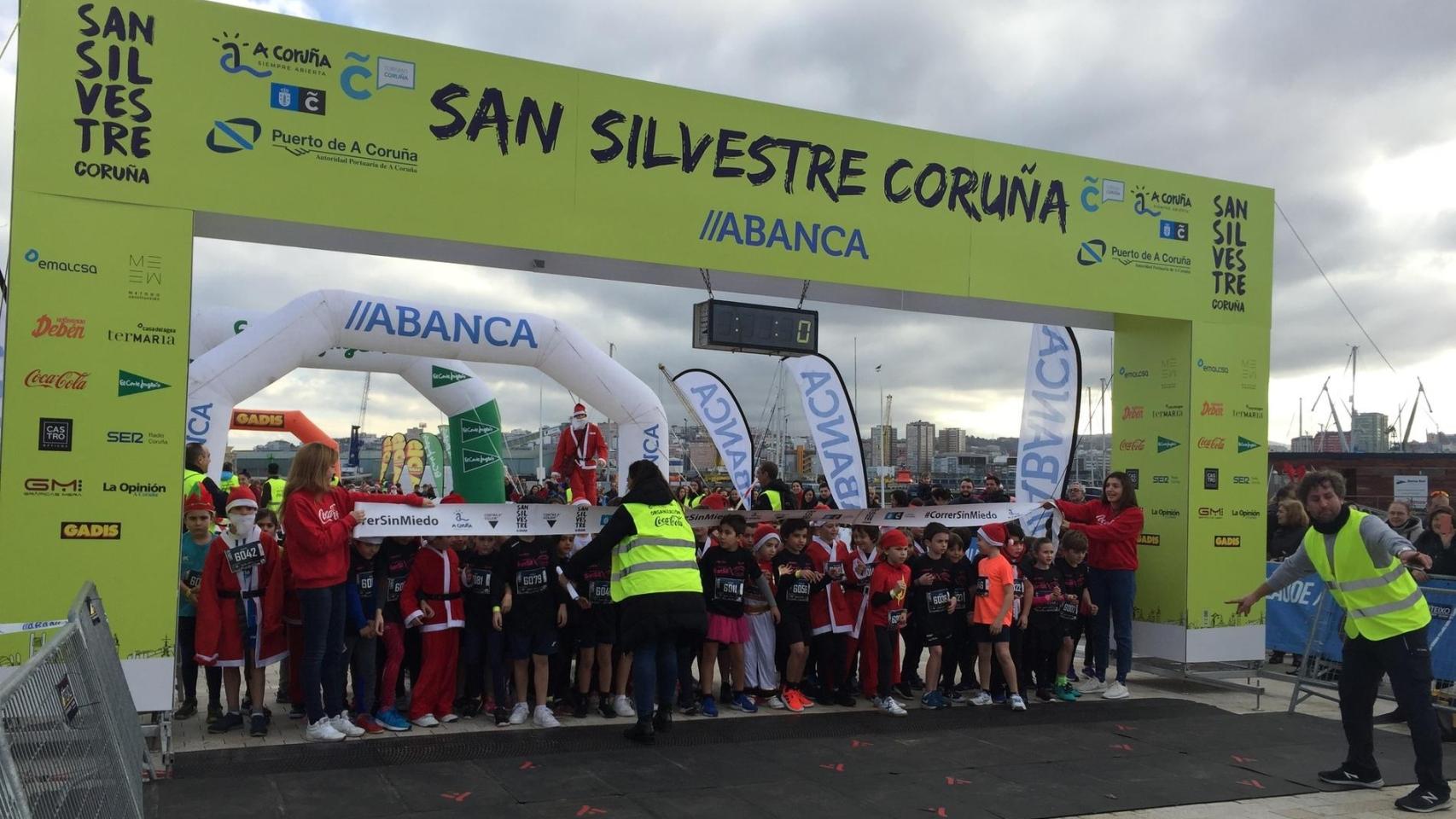 La San Silvestre de A Coruñaen una imagen de archivo