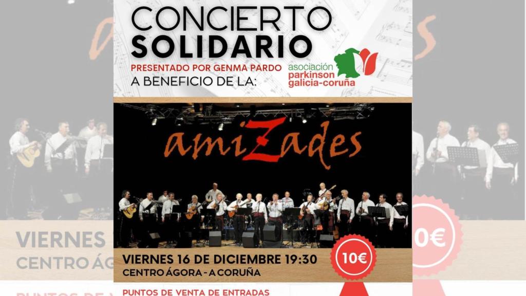 Concierto benéfico de Amizades.