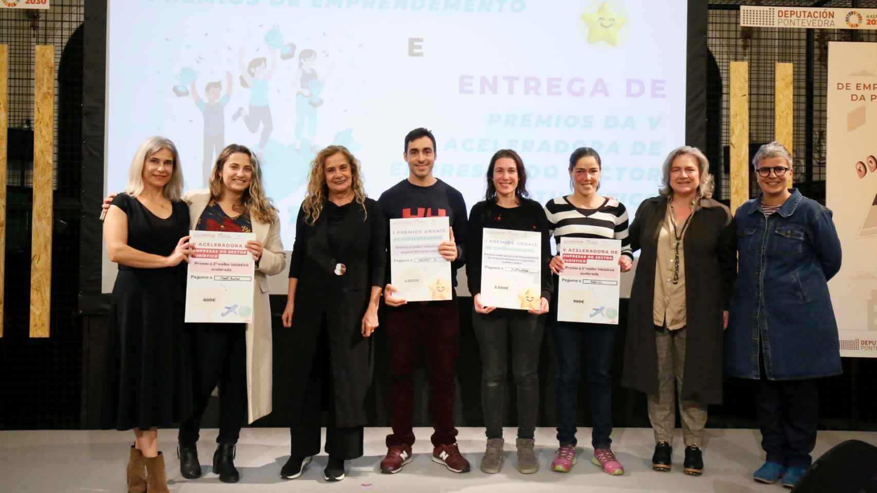 Ganadores de los I Premios Emprendimiento y de la 5ª edición de la aceleradora de empresas turísticas.