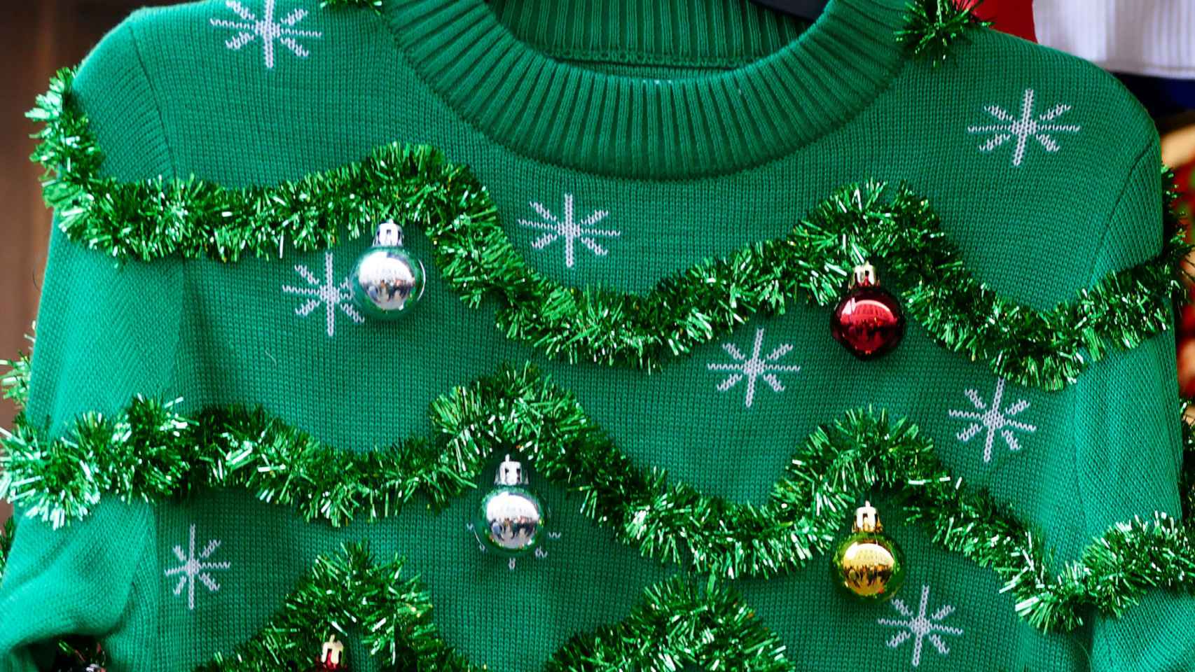 Jersey de Navidad en una foto de archivo.