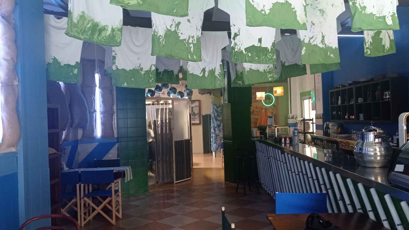 Interior del restaurante 'Los 100 quintos de Zapadores', ya reformado. EE
