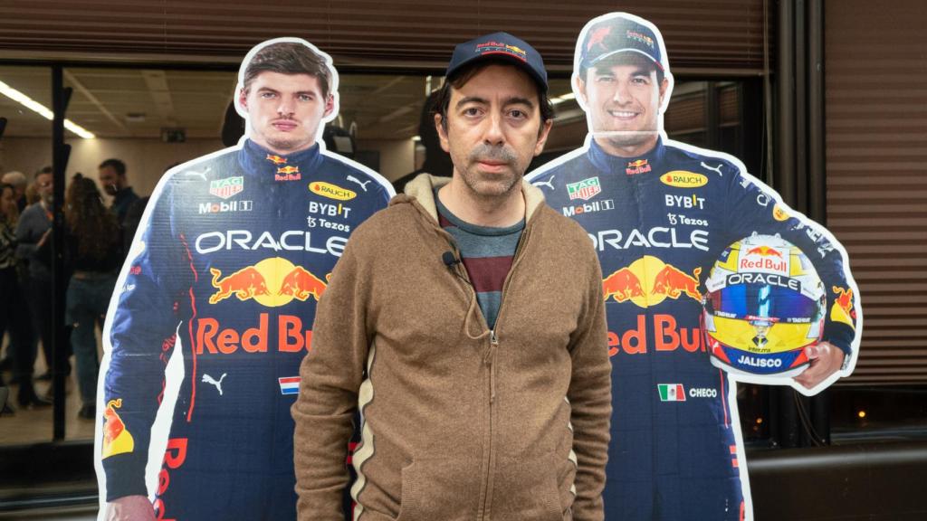 Ignacio Mateo, ganador de la competición con el simulador de Fórmula 1 de Oracle.