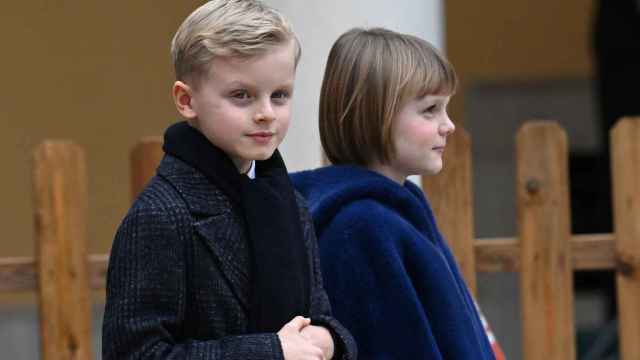 Jacques y Gabriella de Mónaco en la inauguración de Navidad del Principado.