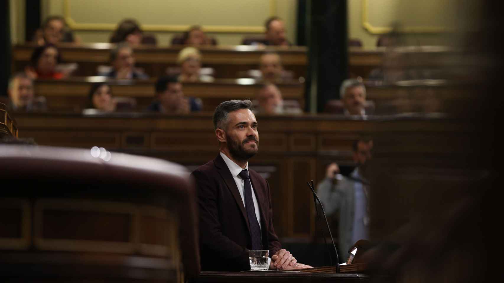 Felipe Sicilia, diputado del PSOE, en el Congreso.