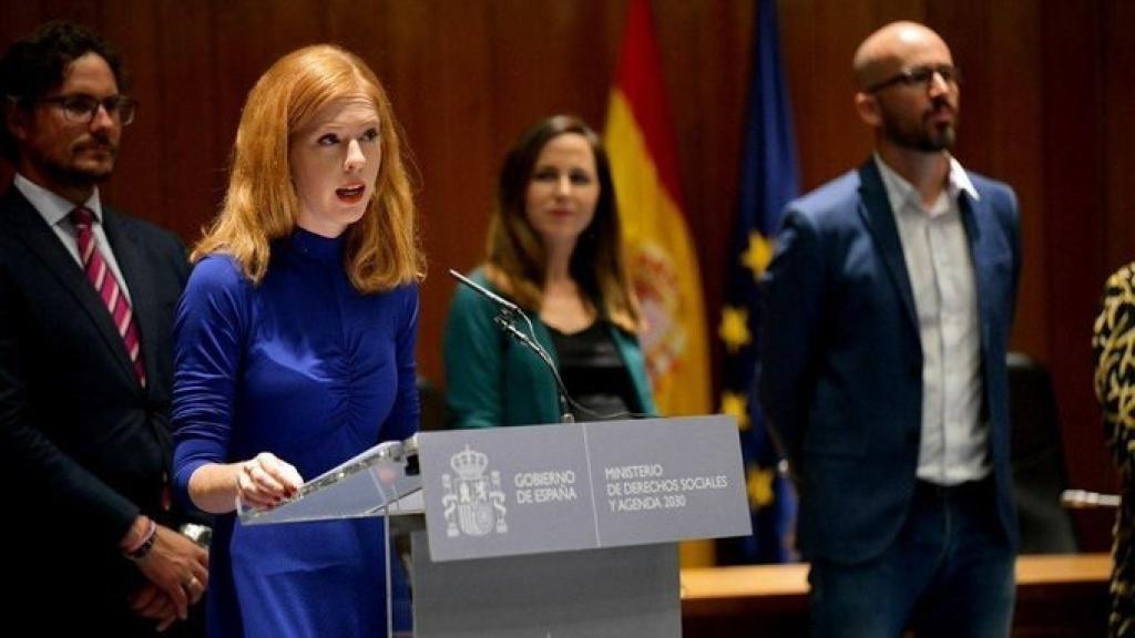 Lilith Verstrynge, en su toma de posesión como secretaria de Estado de Agenda 2030.