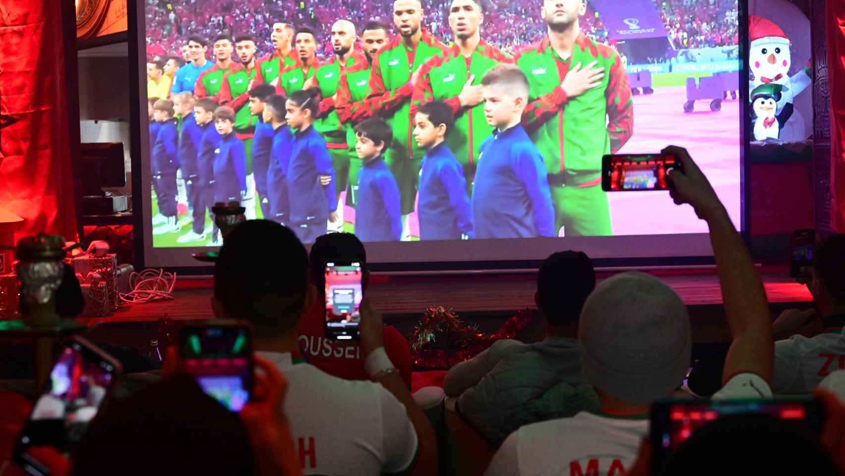 El himno de Marruecos suena en el último partido de la selección este Mundial.