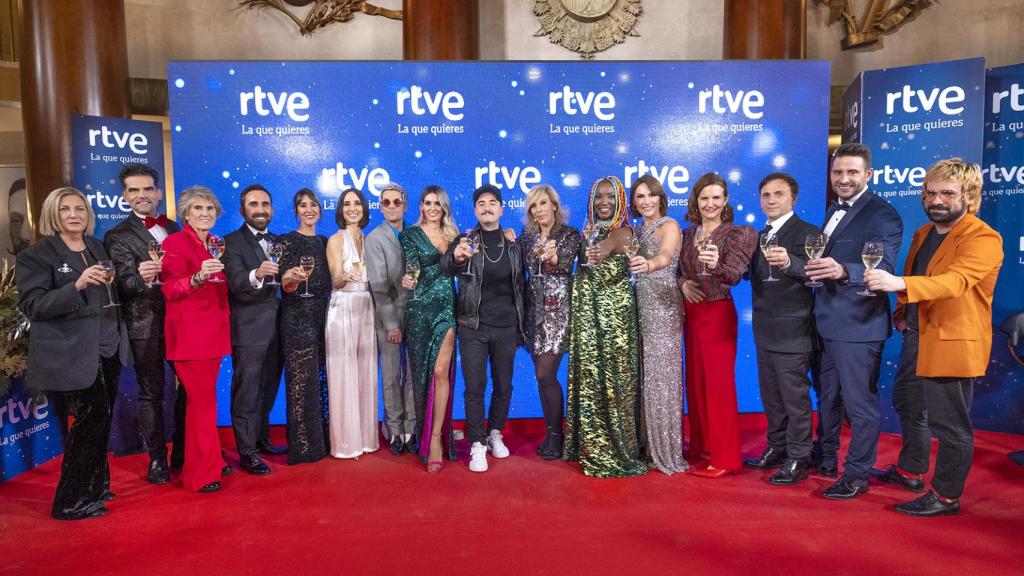 Algunos de los asistentes al evento de presentación de RTVE.