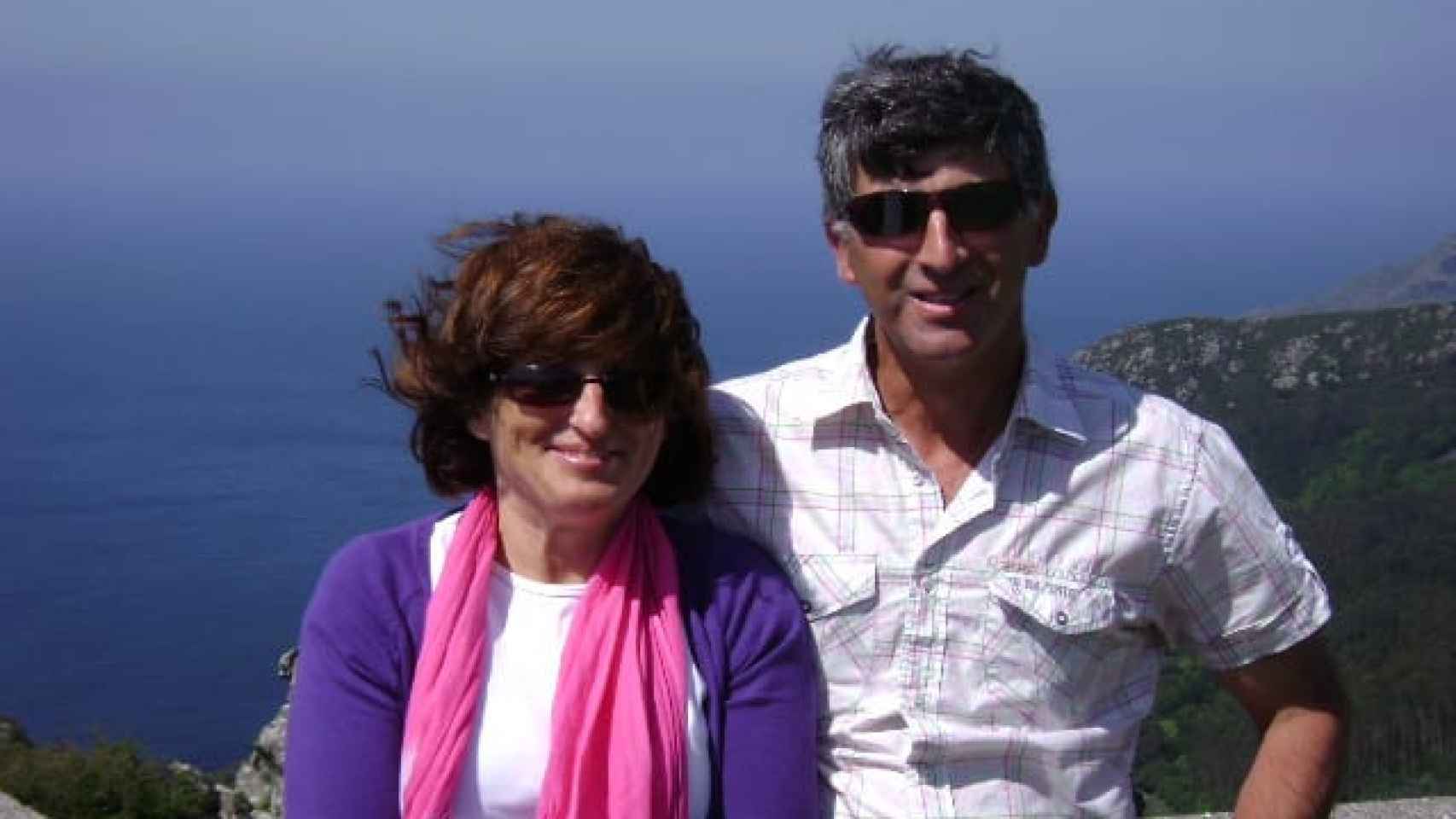 Elisa Abruñedo y su marido, Manuel Fernández, en 2010.