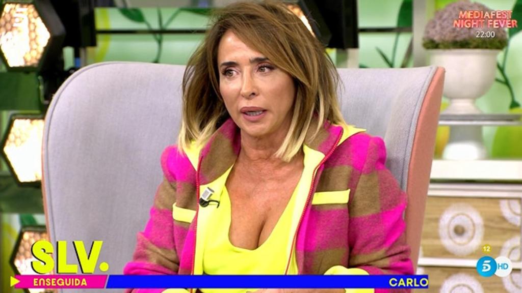 María Patiño explota contra la dirección de 'Sálvame'.