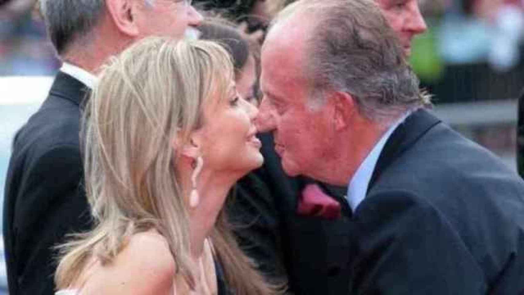 Corinna Larsen y el rey Juan Carlos en una imagen de archivo.
