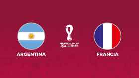Cartel del Argentina - Francia del Mundial de Qatar 2022