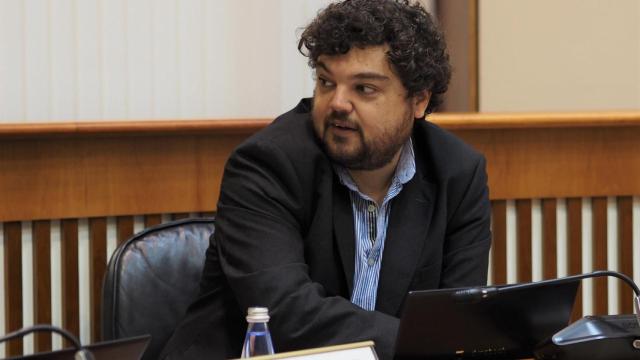 El portavoz de Sanidad del Partido Socialista de Galicia (PSdeG-PSOE), Julio Torrado.