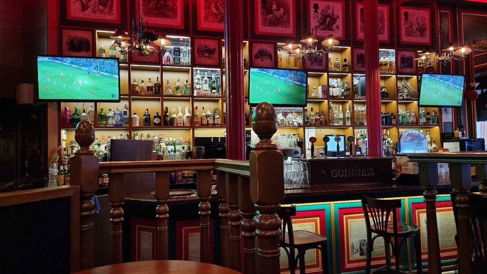 Imagen del pub Sherlock Holmes, en Málaga.