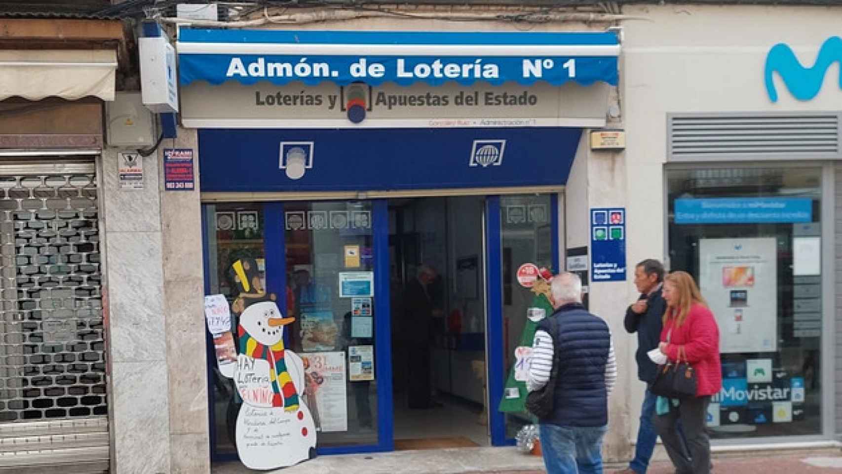 La Administración de Lotería número 1 de Medina del Campo, denominada ‘Flor de Loto’