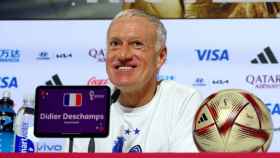 Didier Deschamps, en rueda de prensa con la selección de Francia en el Mundial de Qatar 2022