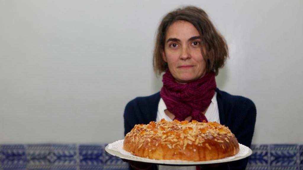 La pastelera Elena Campal y su roscón de Panod