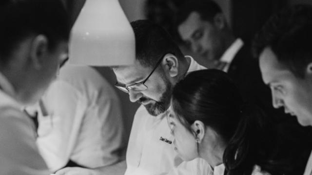 Dani García con parte de su equipo