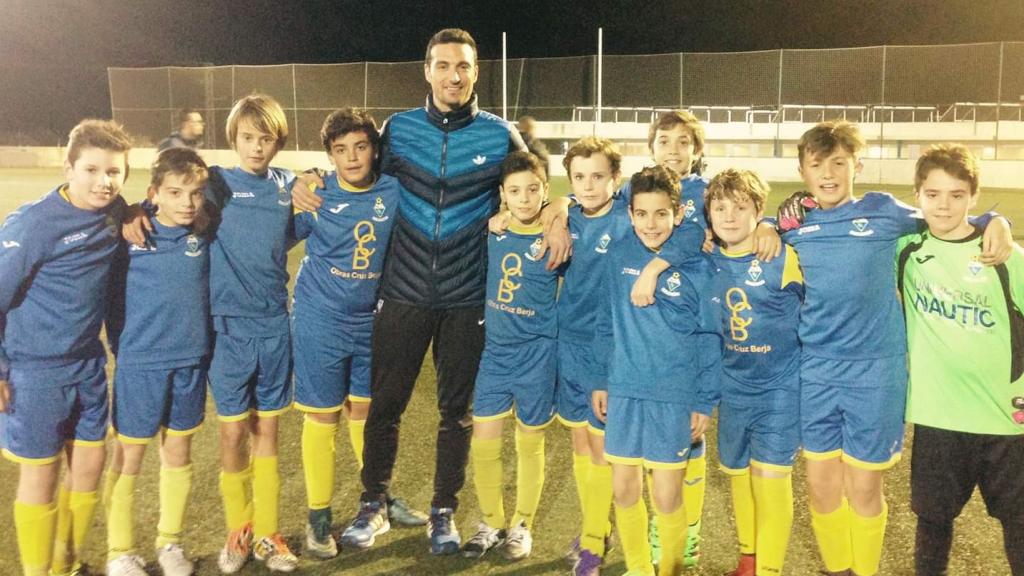 Lionel Scaloni, durante su etapa en el Son Caliu