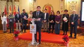 Óscar Puente y el equipo de Gobierno Municipal hacen balance de la llegada de los fondos europeos a Valladolid.