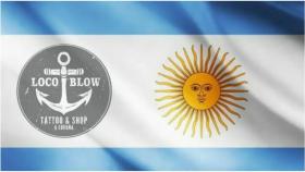 Tatuajes sobre Argentina, Leo Messi o el Mundial, a precio especial en un estudio coruñés