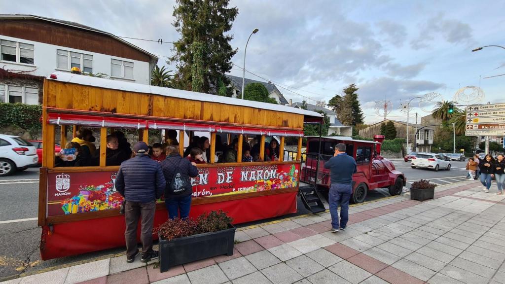 El Navitrén recorre la zona urbana de la localidad