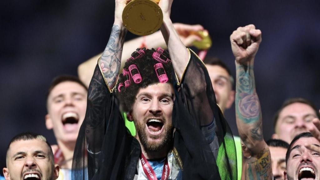 Uno de los 'memes' más aplaudidos sobre la 'bata' de Messi.