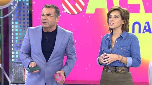Jorge Javier Vázquez y Adela González en 'Sálvame Naranja'