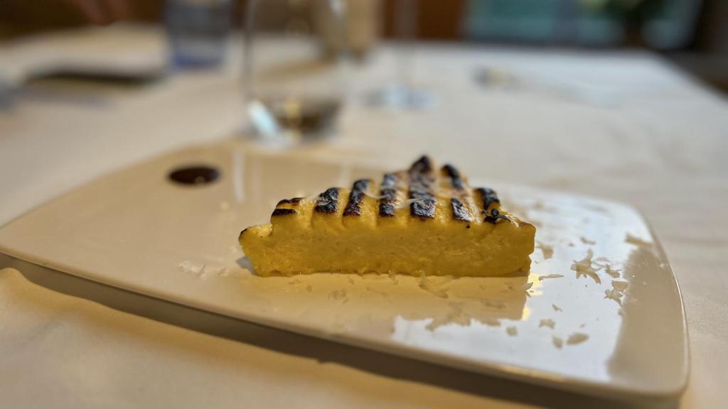 Tarta de queso a la parrilla