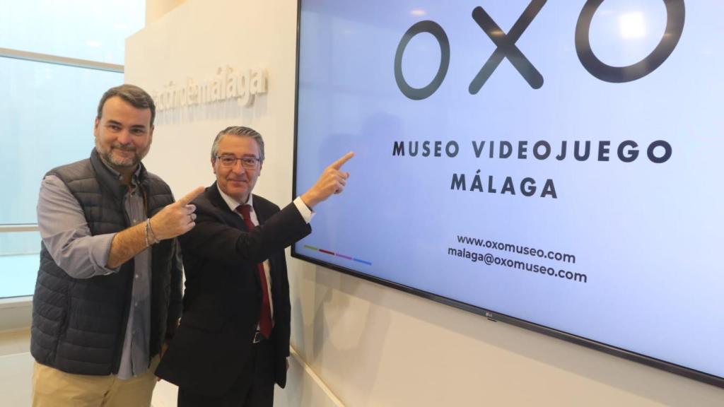 Francisco Salado y Javier Ramos en la presentación del museo OXO.