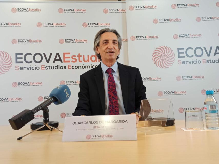 Juan Carlos de Margarida, decano del Colegio de Economistas de Valladolid, Palencia y Zamora (Ecova).