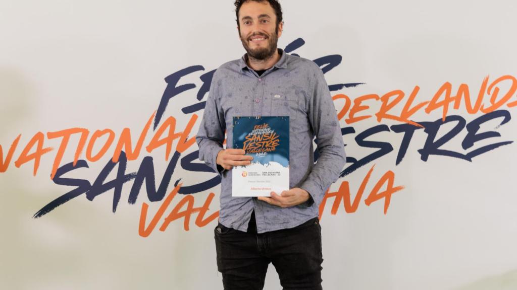 Alberto Urraca, galardonados en los Premios Silvestre del Año por la Nationale-Nederlanden San Silvestre Vallecana en este 2022