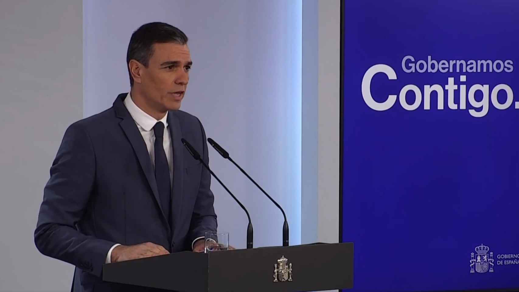 El presidente del Gobierno, Pedro Sánchez, este martes.