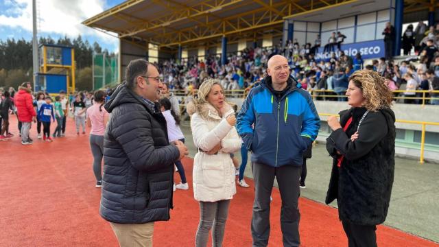 Martina Aneiros y Marián Ferreiro acudieron a la prueba celebrada esta mañana