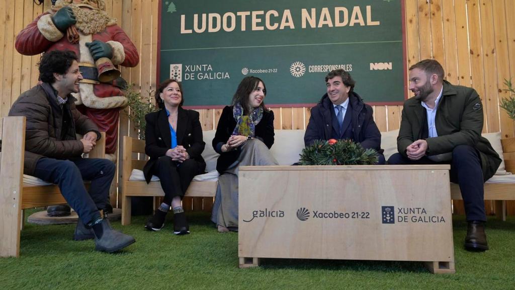 Presentación de la ludoteca en el Puerto de A Coruña.