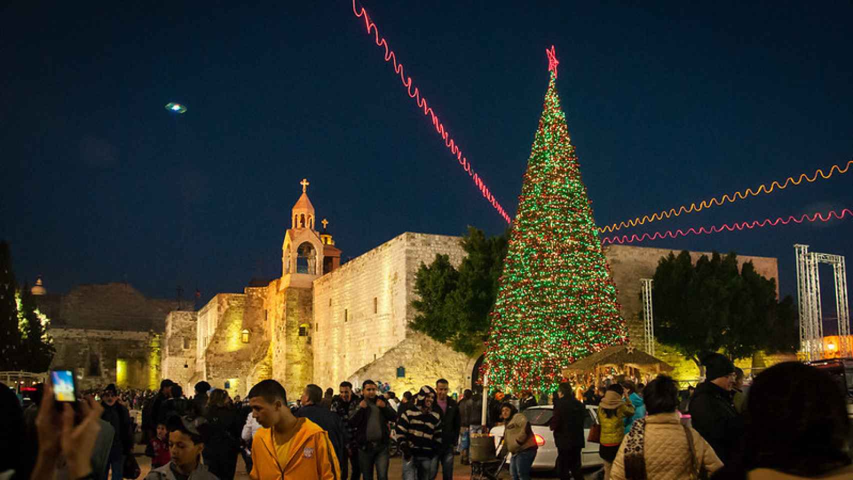 Navidad en la Manger Square, Belén (Palestina)