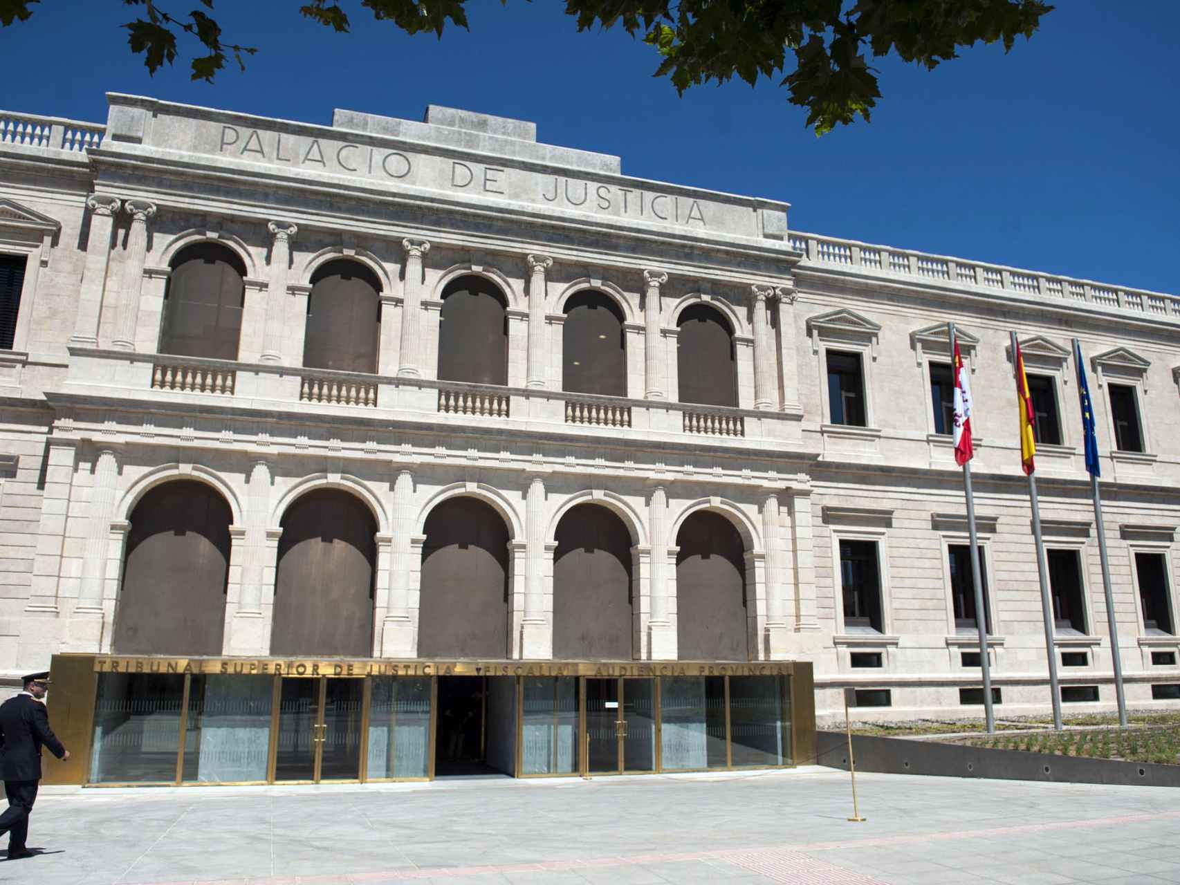 Imagen de archivo del Palacio de Justicia de Burgos.