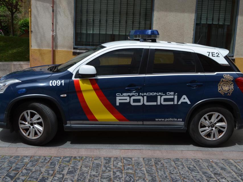 Imagen del coche de la Policía Nacional de Soria