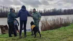 Dos perros se incorporan a la búsqueda de Guillermo en el río Duero