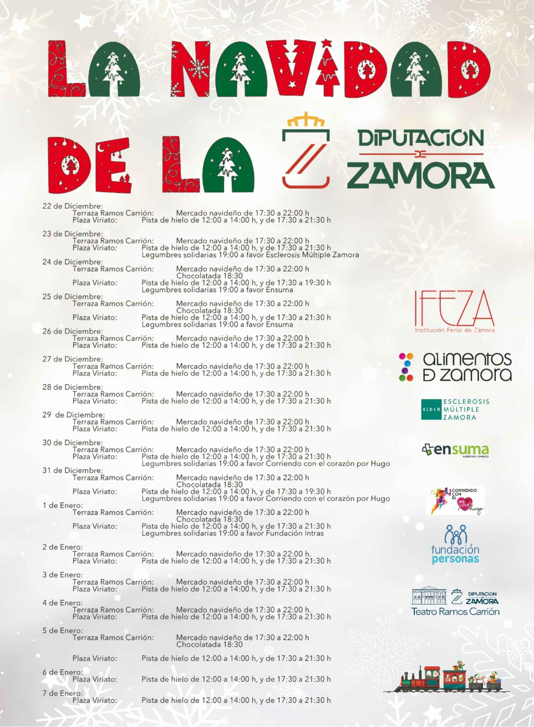 Programa de actividades de la Navidad de la Diputación de Zamora