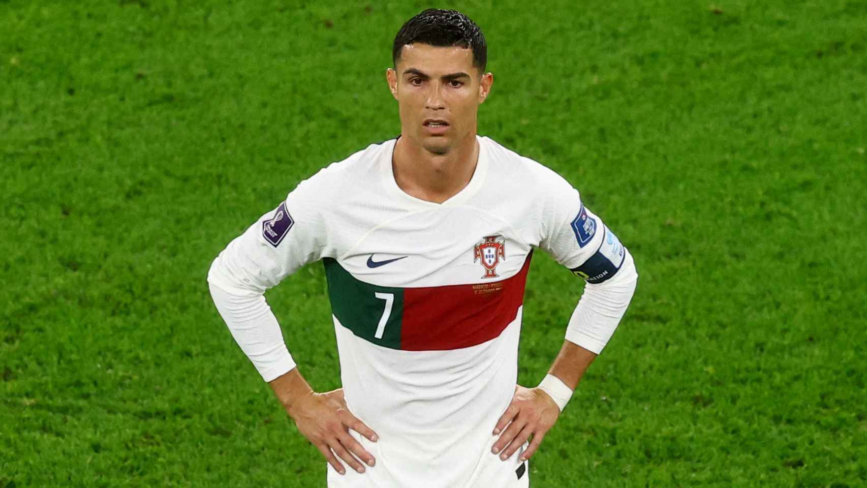 Cristiano Ronaldo, en su último partido con Portugal.